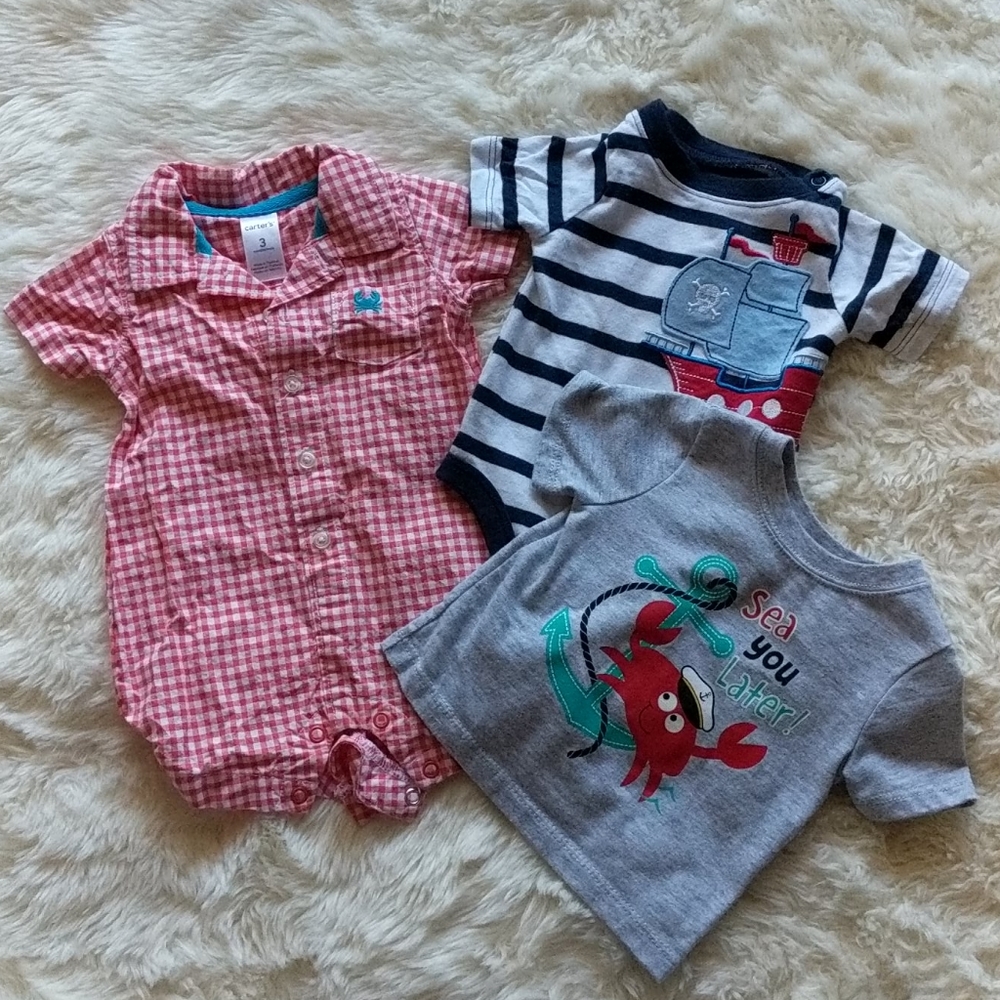 Nautical Baby Bundle 0-3 Month $5 if bundled!📦📦